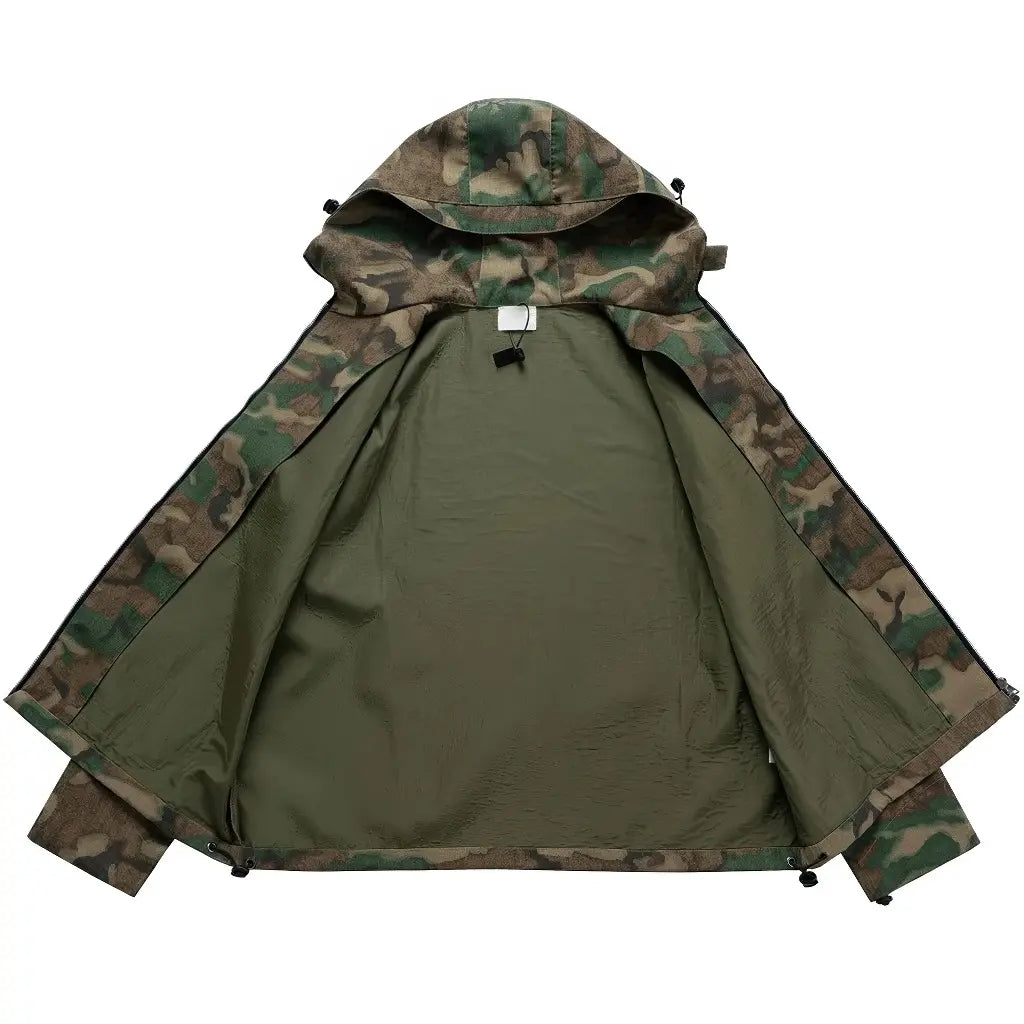 Veste Motif Militaire Intérieur