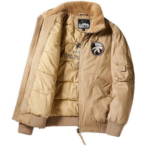 Veste Doudoune Militaire Beige