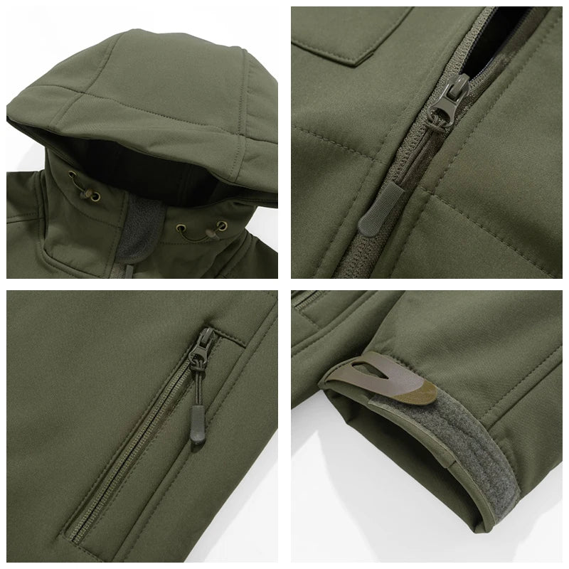 Veste Militaire Vert Kaki