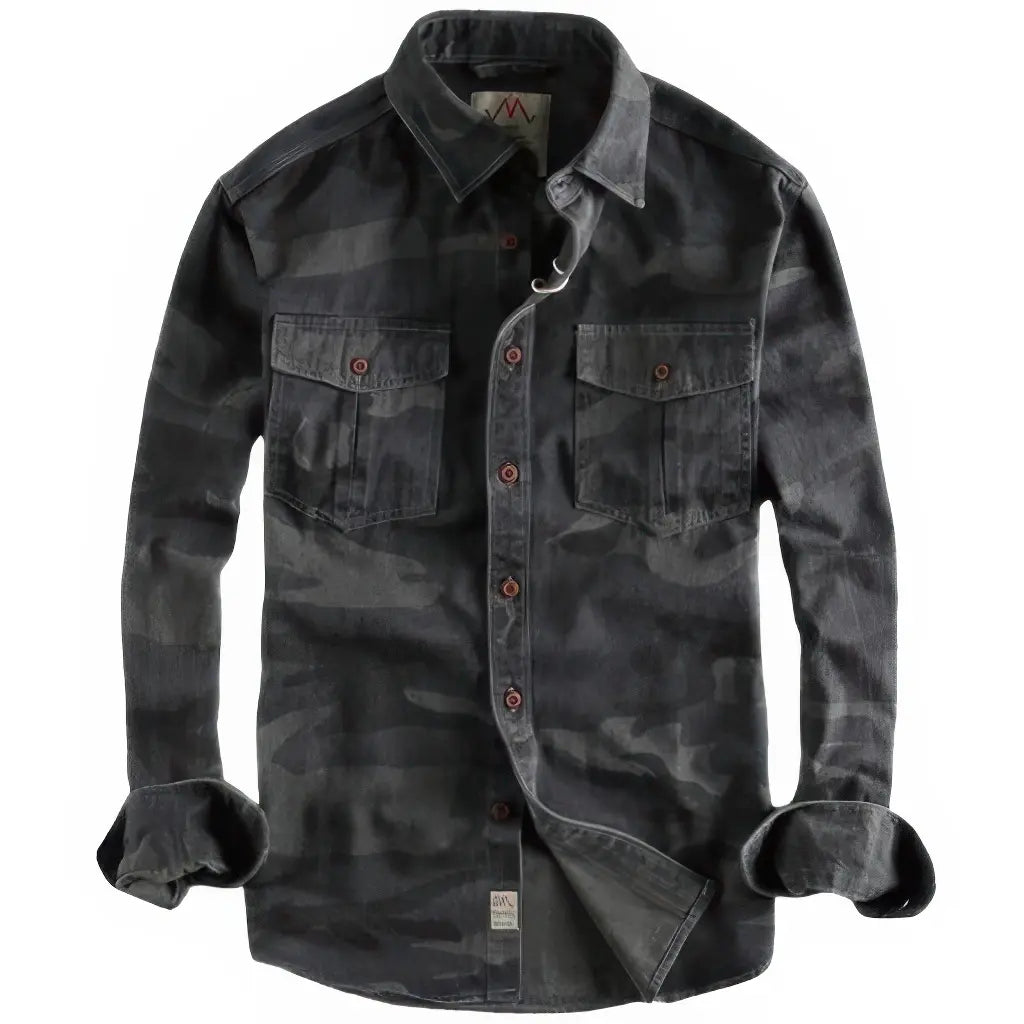 Chemise Surplus Militaire Grise