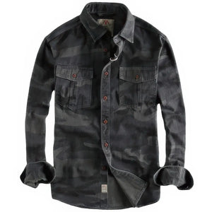 Chemise Surplus Militaire Grise