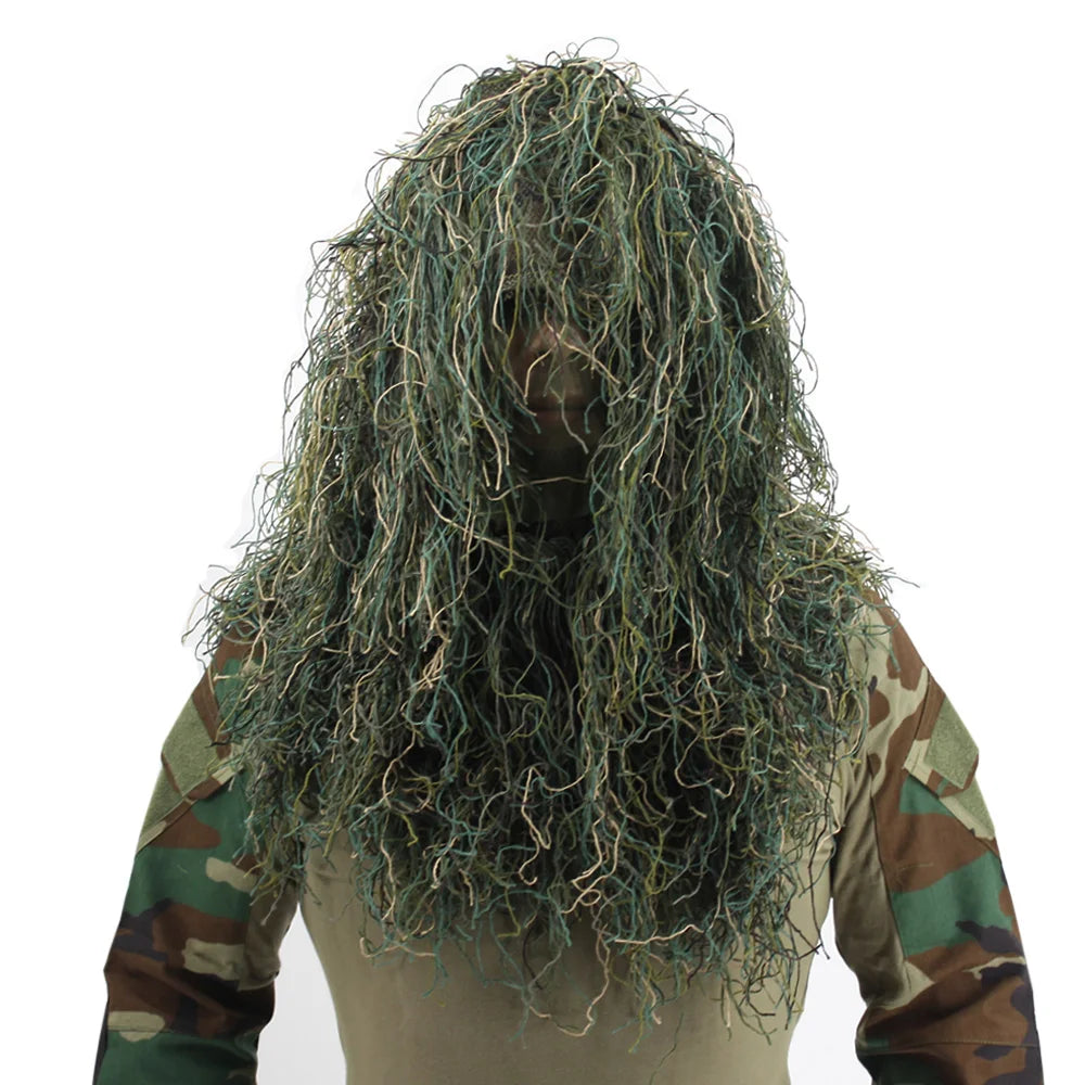 Couvre Casque Ghillie Vert