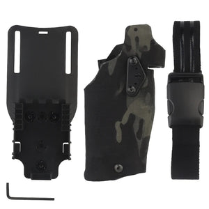 Ceinture Holster Militaire Camo Noir