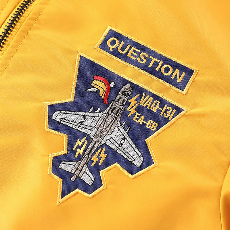 Veste Aviateur Militaire Logo