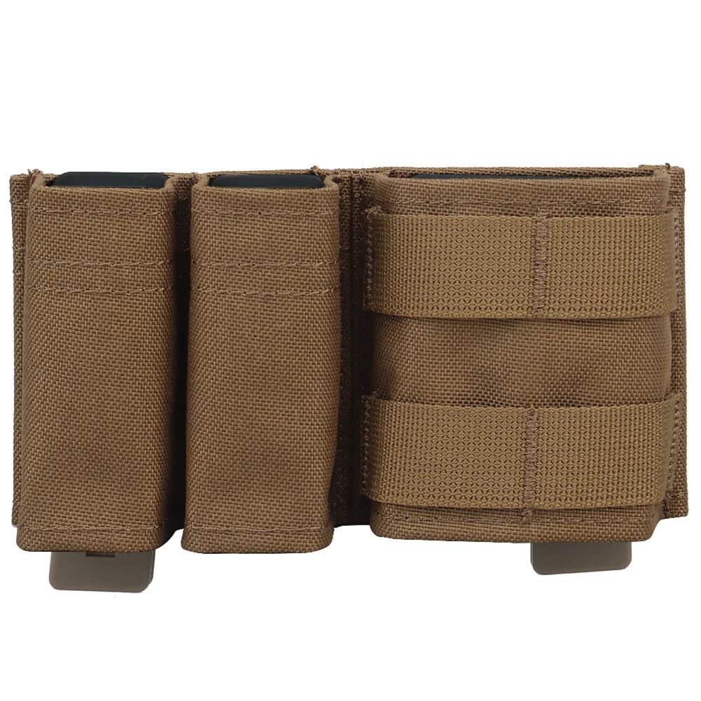 Poche MOLLE Airsoft Marron