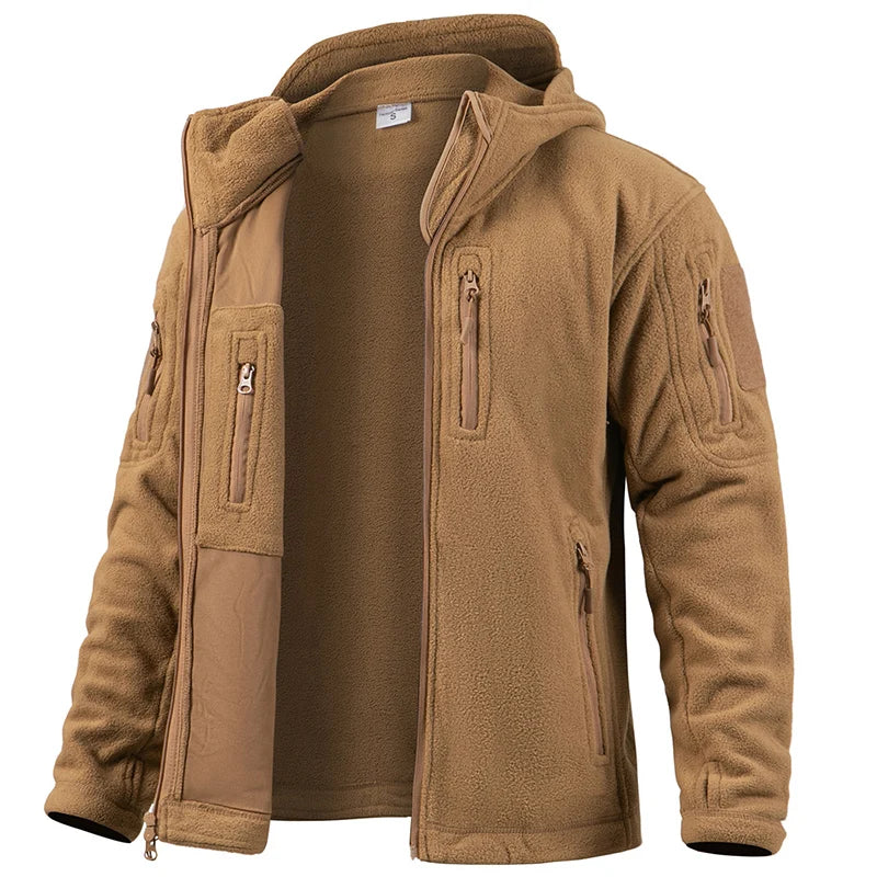 Polaire Militaire Camouflage Marron