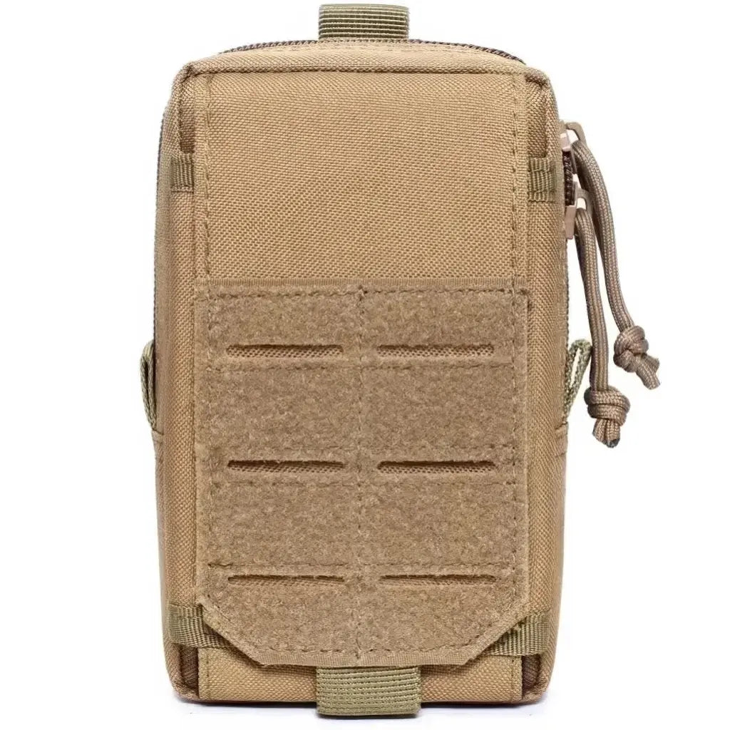 Pochette MOLLE Verticale Marron