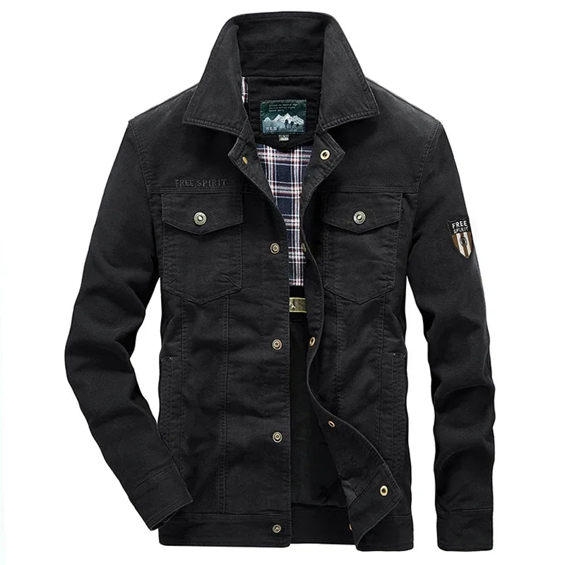 Veste Militaire Fashion Noire