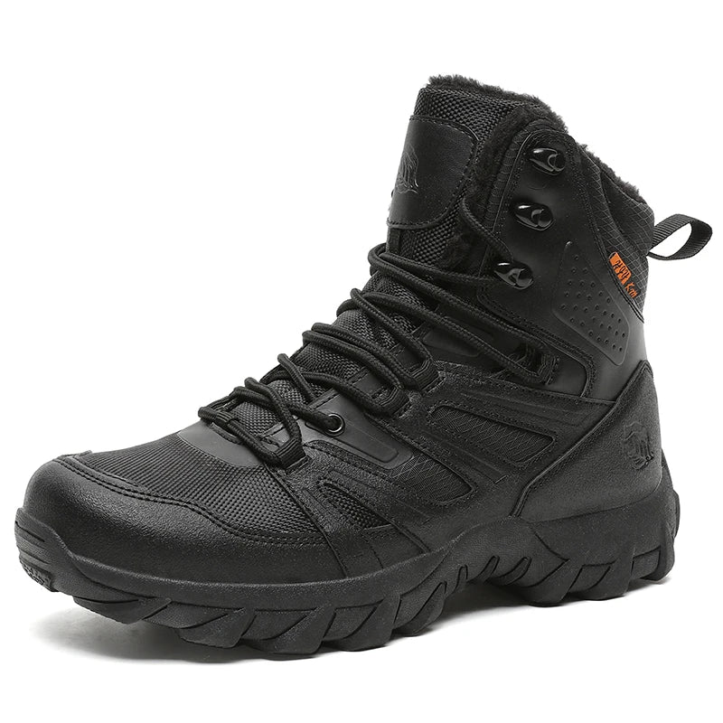 Bottines Homme Style Rangers Noires