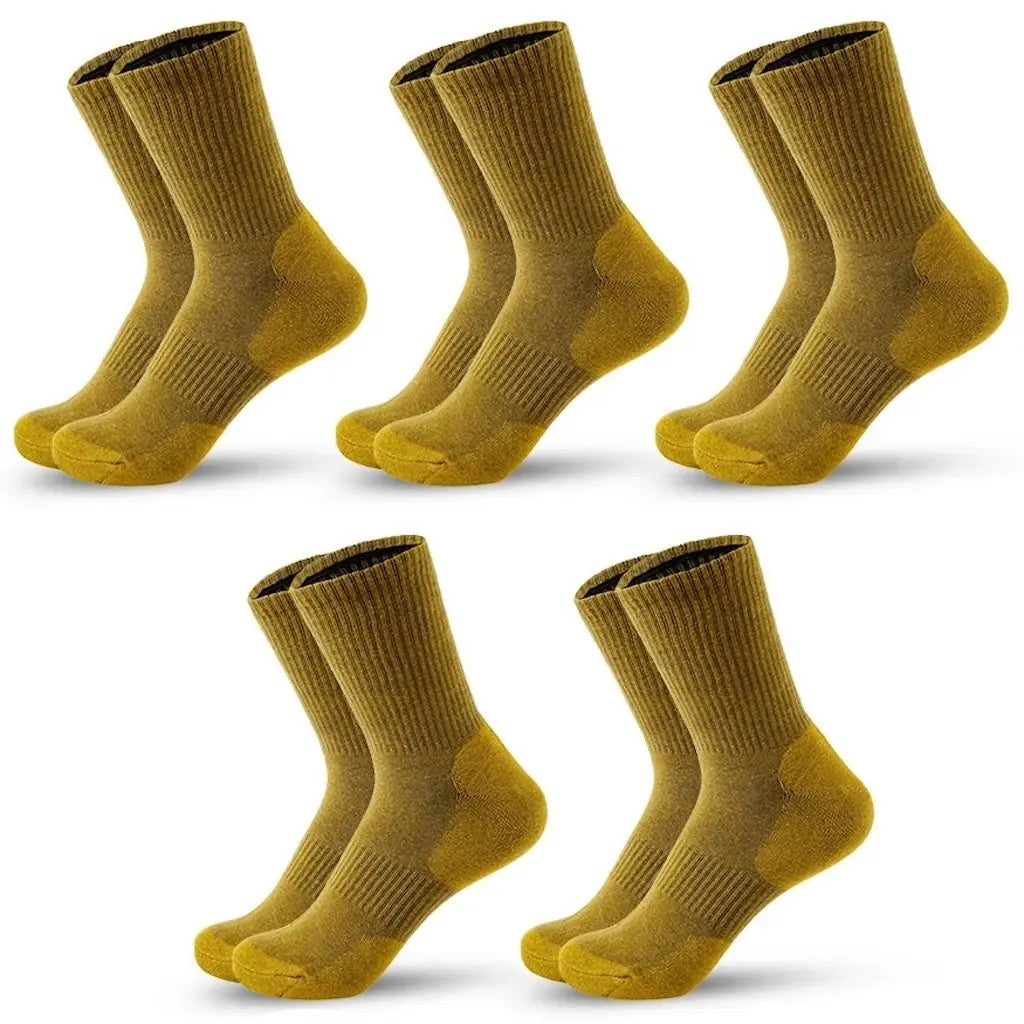 Chaussettes Militaires Anti Ampoule Marron