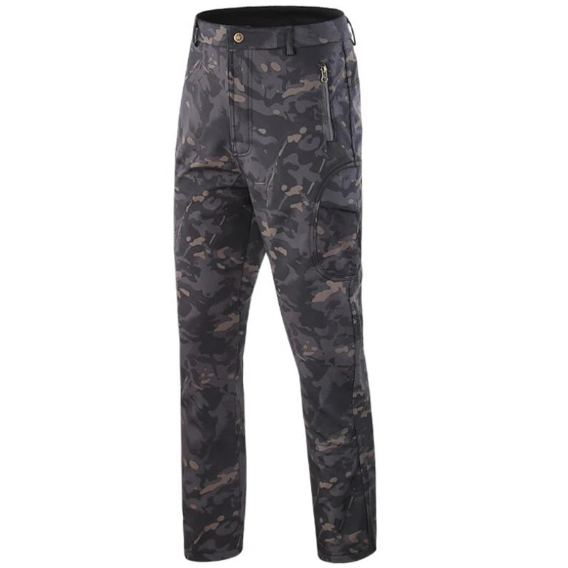 Pantalon Style Treillis Noir