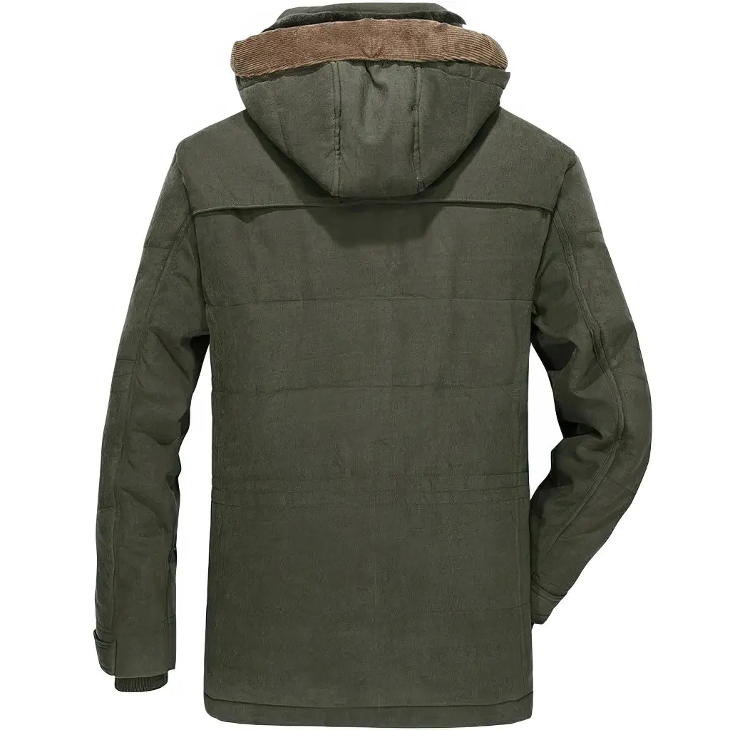 Veste Militaire Chaude Homme Arrière