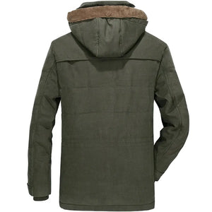 Veste Militaire Chaude Homme Arrière