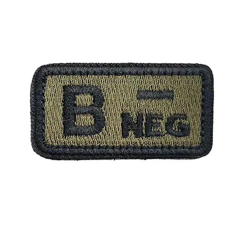 Patch Militaire Groupe Sanguin B-