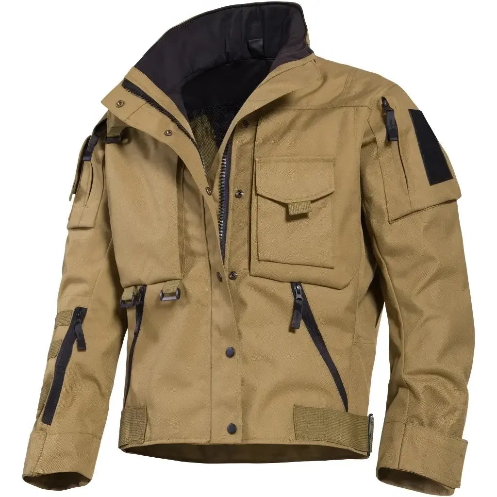 Veste Homme Style Militaire Beige