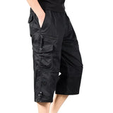 Short Cargo Militaire Noir