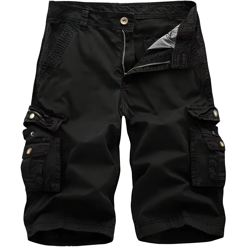 Short Militaire Cargo Noir