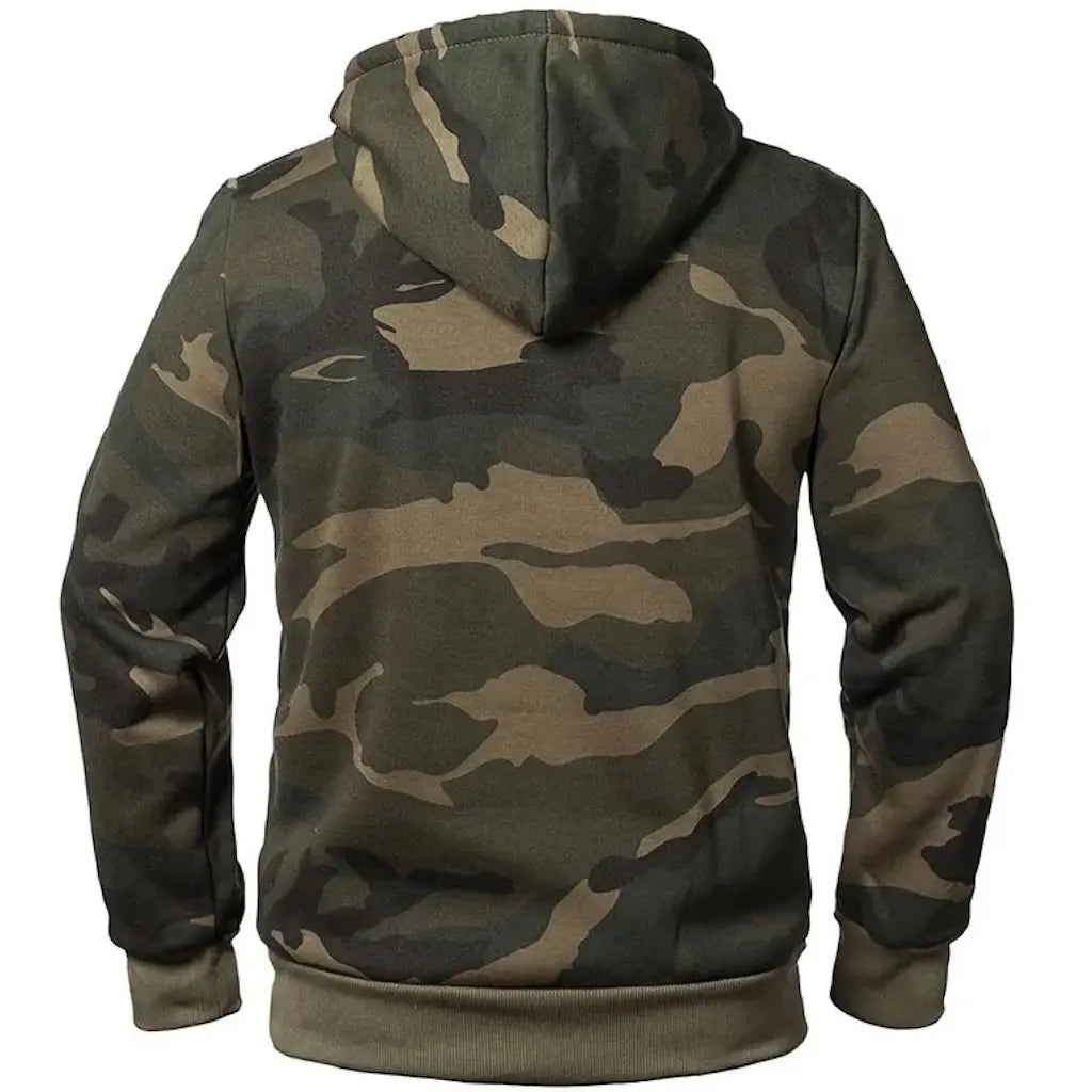 Sweat à Capuche Militaire Vert