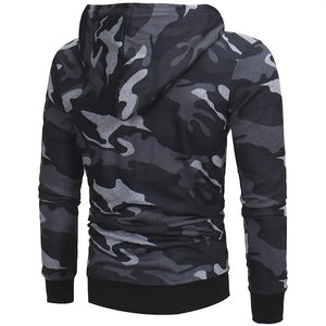 Sweat avec Capuche Militaire Homme