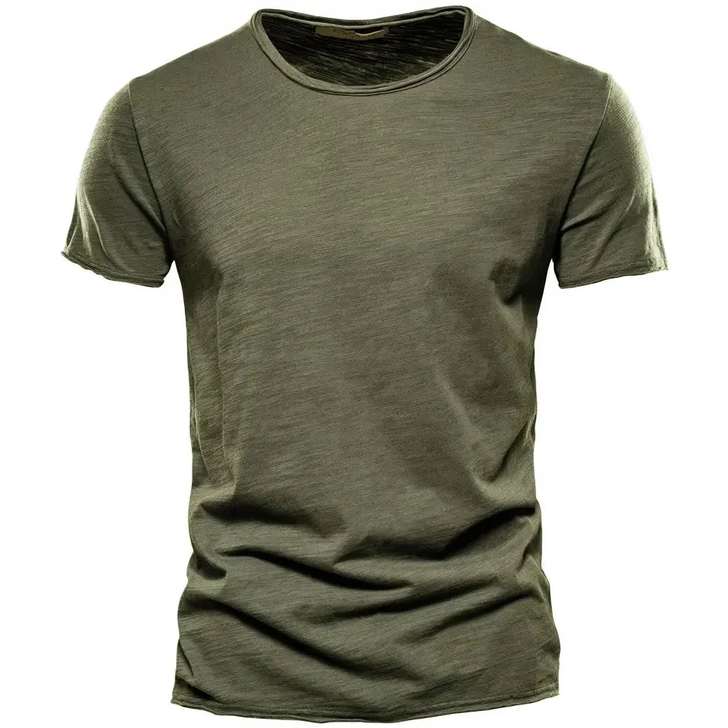 T-Shirt Kaki Militaire Homme