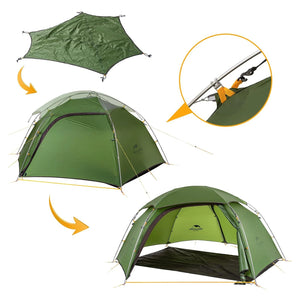 Tente 2 Places Militaire