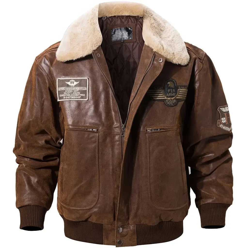 Veste Militaire Cuir