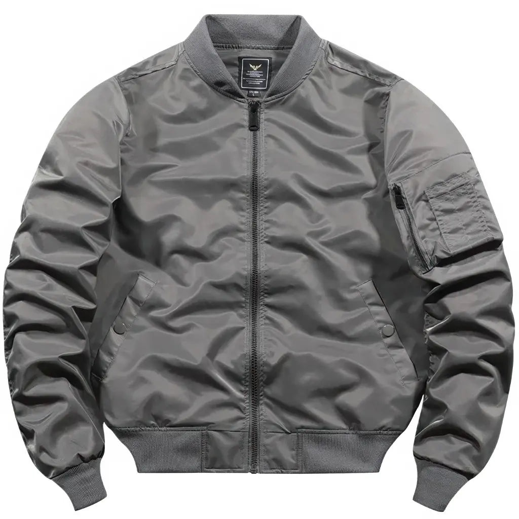 Veste Militaire Grise Homme