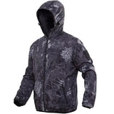 Veste Militaire Homme Capuche Noire