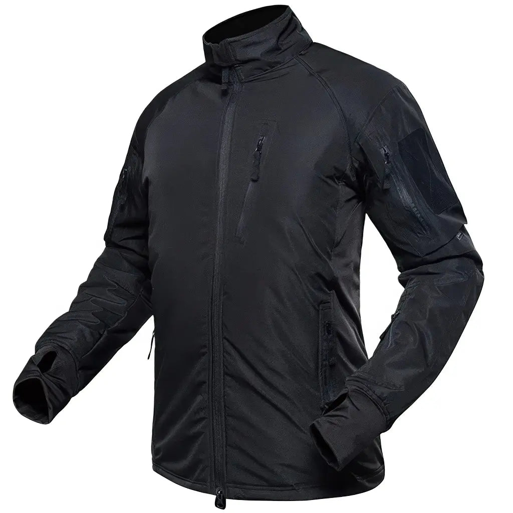 Veste Militaire Noire Homme