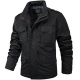 Veste Militaire Noire Homme