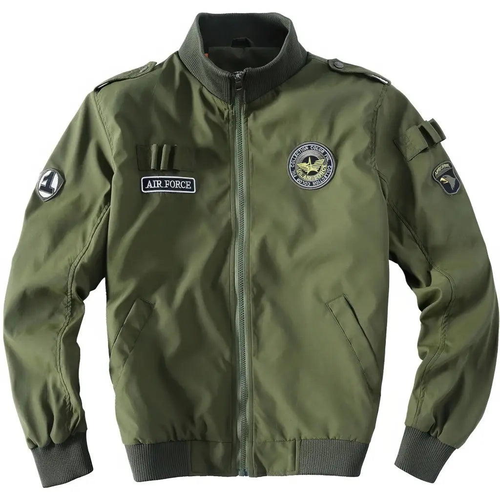Veste Militaire avec Écusson Homme