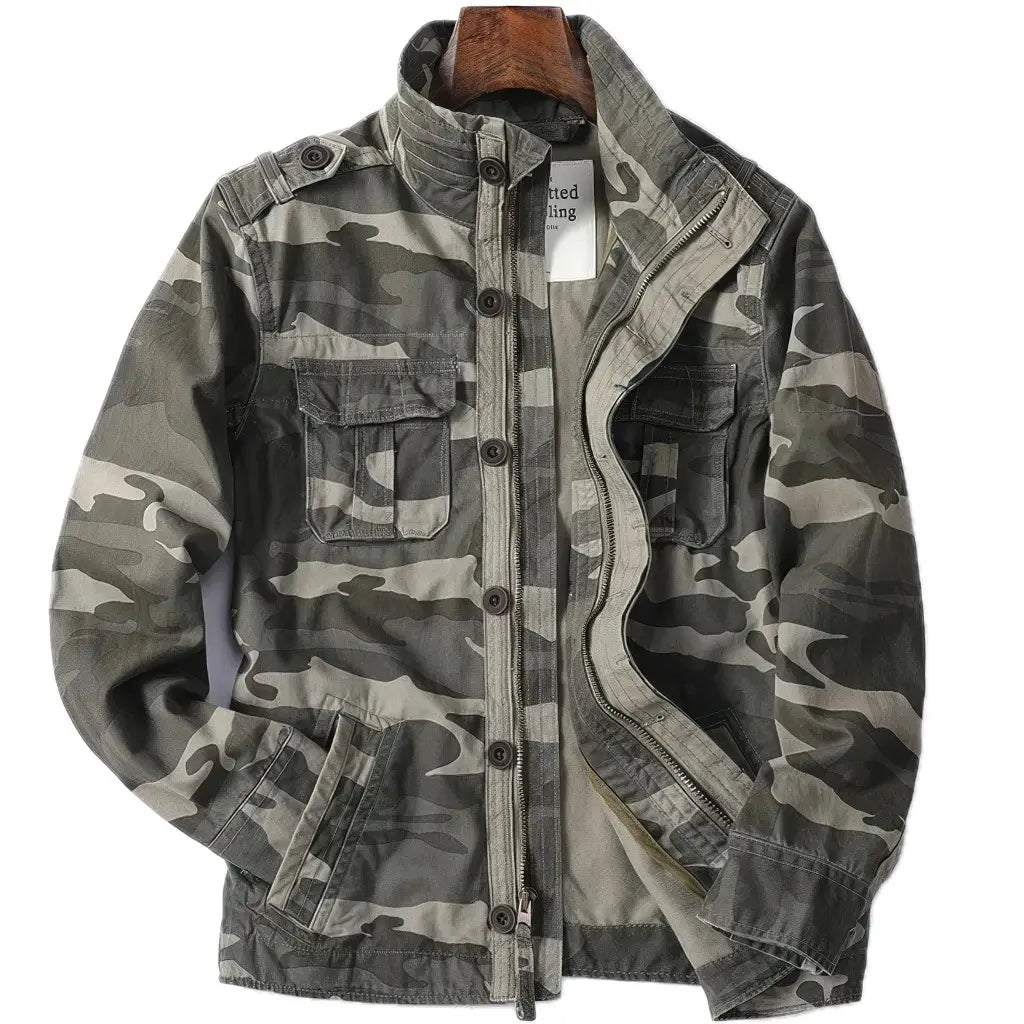 Veste Motif Militaire Homme