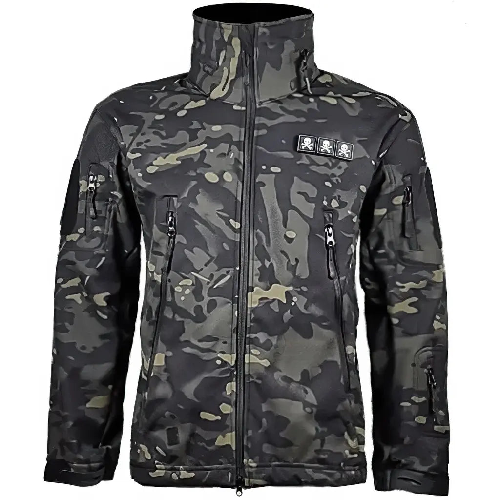 Veste Polaire Noire Militaire