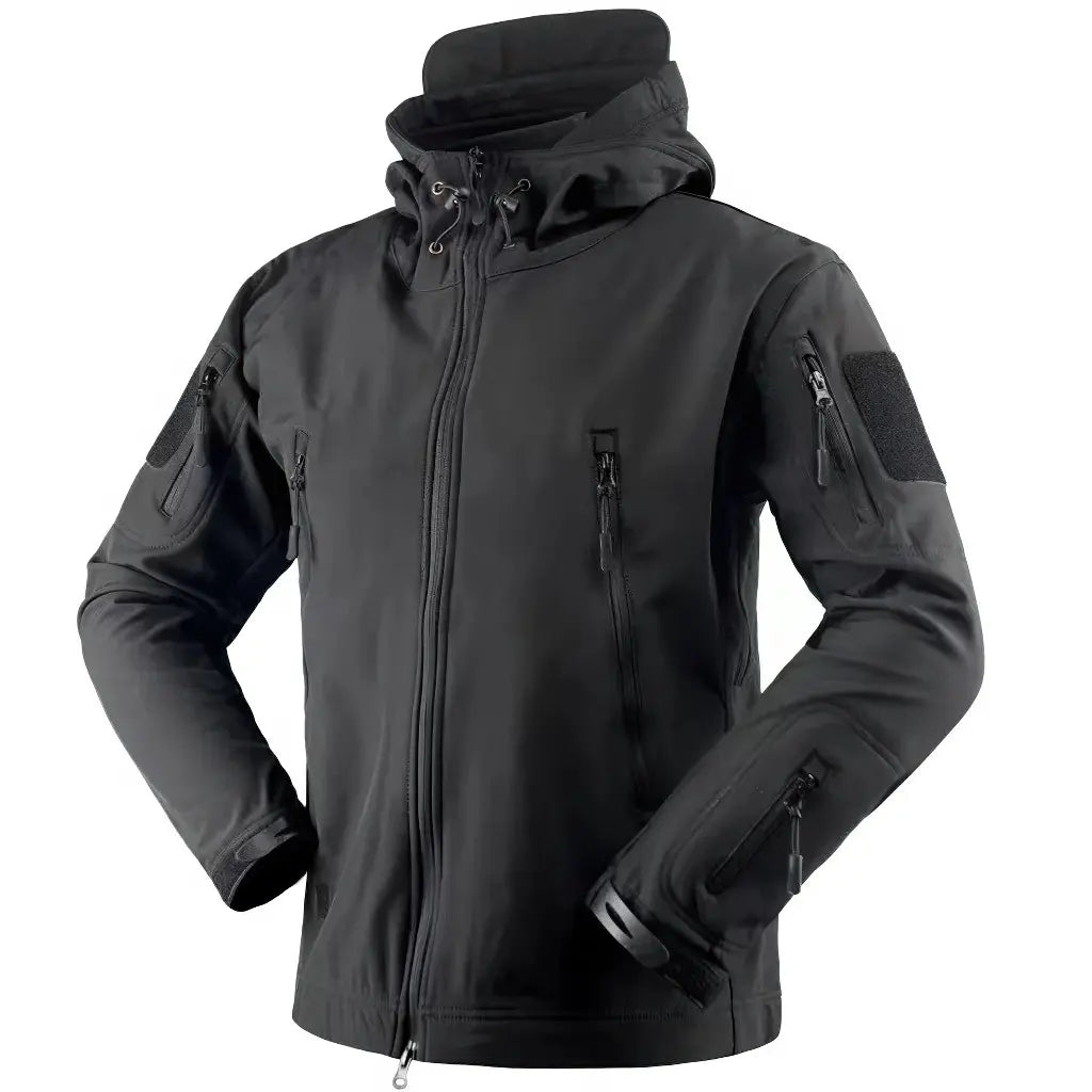 Veste Softshell Militaire Noire