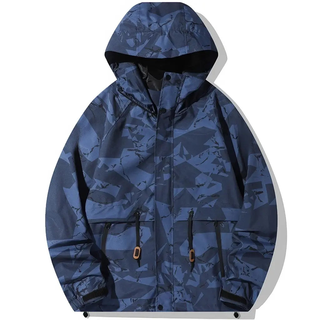 Veste Treillis Bleu Marine